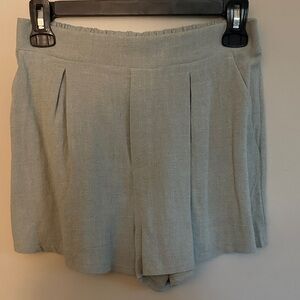 Altar'd State High Waist Light Gray Shorts